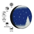 thumbnail image 5 of Bingfone Christmas Fir Tree Spare Tire Cover Weatherproof Universal Wheel Protectors For Rv Camper Travel Trailer Suv Truck 16 Inch, 5 of 9