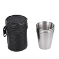 thumbnail image 2 of 8pcs Shot Glasses With Cup Holder, Stainless Steel Schnapps Cups, 30ml, 2 of 5