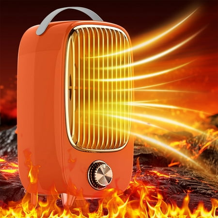 

Heaters for Indoor Use Clearance Small Office Energy-Saving Desktop Small Heater Mini Heater Silent Bathroom(I)