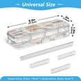 thumbnail image 3 of Plastic Pencil Box Large Capacity Pencil Boxes Clear Boxes with Snap-Tight Lid Stylish Office Supplies Storage Organizer Box Dog and Letter Envelopes Pattern, 3 of 7