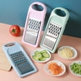 thumbnail image 4 of UDIYO 3 in 1 Upgrade Multi-Purpose Vegetable Slicer shreder Grater,Handheld Stainless Steel Shredder Cutter Grater.Kitchen Tool slicer vegetable cutter for Vegetable Fruits, 4 of 8