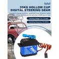 thumbnail image 2 of WDOplteas Digital Al 35 Par Con Kit Brazo para Robot Coche RC 1/10 1/8, 2 of 9