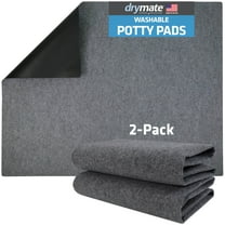 Drymate Washable Pee Pads for Dogs (2-Pack), Waterproof, Absorbent, Non-Slip, Reusable Pet Training Potty Puppy Mats, Housebreaking, Incontinence Bed Pads, Crate/Kennel (USA Made) (Large, 29” x 36”)
