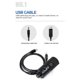 thumbnail image 1 of USB Condenser Microphone Mic with Mini Tripod Stand and Gain Knob for PC Laptop Games Playing Music Recording, 1 of 5