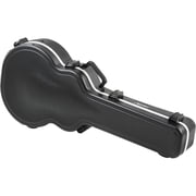 SKB Cases Universal Jumbo Acoustic Deluxe Guitar Hardshell Case with Full-Length Neck Support, TSA Latch, Over-Molded Handle, and Accessories Compartment