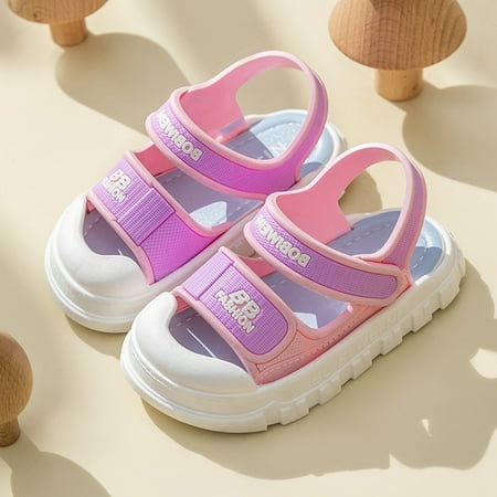 

Akiihool Sandals for Little Girl Casual Summer Toddler Girl Dress Sandals Sandalias Casual Summer (Purple 8)