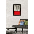 thumbnail image 2 of Geometric - Red Wall Poster, 14.725" x 22.375", Framed, 2 of 3