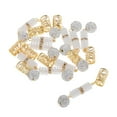 thumbnail image 2 of Accesorios para el cabello Colcomx Dreadlocks Beads 10 piezas Blanco, 2 of 8