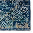 thumbnail image 3 of Linon Emerald Duluth Woven Microfiber Polyester 2'2"x3'2" Rug in Navy, 3 of 8