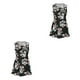 thumbnail image 2 of Jumpingount Camisa de maternidad para mujer, blusa de lactancia, manga superior, cuello negro METRO 2piezas, 2 of 6