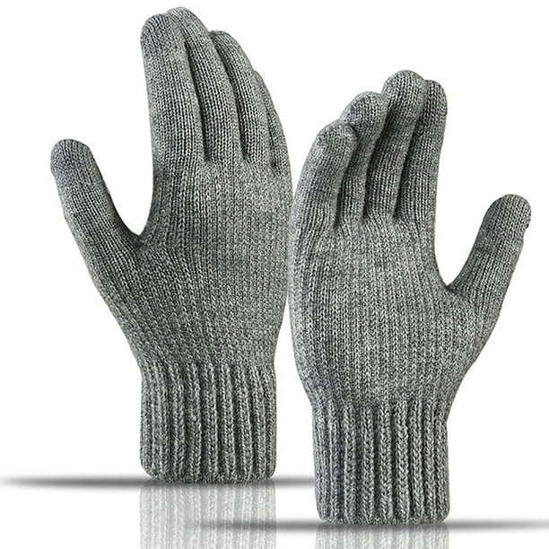 Gants d'hiver de l'homme Gants thermiques à la mode chaude Gants à écran  tactile pour l'hiver froid 