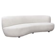 thumbnail image 3 of Curved Sofa in White Finish, 3 of 5