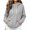 *Gray, variant on VBVC Women's Thumbhole Full Zip Hooded Sweatshirt , Contrast Drawstring Hoodie For Women , Ladies' Y2K Basic Long Sleeve Top with Pockets, Gray , S-2XL