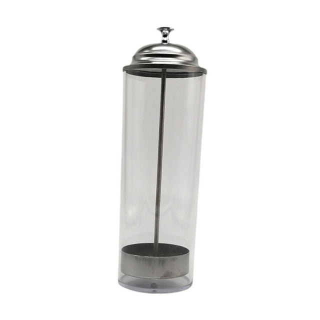 Dispensador de pajitas transparente, organizador multifuncional transparente para bar, accesorio de cocina, soporte para tubo de pajita, 8 x 27 cm
