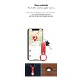 thumbnail image 1 of Becaristey Cover Leather Protector Key Key Guard Case Replacement for AirTag Red 1Set, 1 of 6