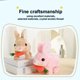 thumbnail image 4 of Bewildely Conejo de juguete eléctrico de peluche para niños, movimientos realistas, juego de simulación de orejas, conejo, mascota Videojuegos portátiles, 4 of 6