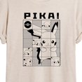 thumbnail image 3 of Pokémon - Pika Squares - Women's Oversized T-Shirt, 3 of 5