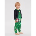 thumbnail image 6 of Co.MMehjri Family Matching Christmas Pajamas, Baby Romper/Christmas Tree Snowflake Print Long Sleeve Tops Pants Sleepwear Set, 6 of 9