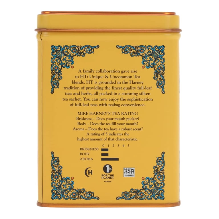 Harney & Sons, Yellow & Blue Herbal Tea, Caffeine Free, 1.4 oz, 20
