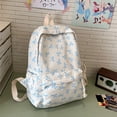 thumbnail image 6 of Bow Backpack For Women Aesthetic Nylon Rucksack Cute Kawaii Backpack Set With Bow Pattern, 6 of 6