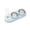 Blue, variant on 3 in 1 Cat Bowl,Cat Food and Water Bowl Set with Water Dispenser and Stainless Steel Bowls,Double Bowls Design,15-degree Tilted Pet Feeder,Pink