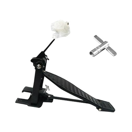 STARTIST Bass Drum Pedal Portable Single Foot Kick for Acoustic Drum Kits Performance Black