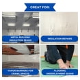 thumbnail image 4 of BlueTex Insulation? Ruban Pare-Vapeur Blanc 4 Pieds' de Large x 180 Pieds de Long - 6 Rouleaux, Imperméabilisation pour Stuc, Espaces Rampants, Réparation, Coutures de sous-Couche, Coutures de Construction en Métal, Excellent Pare-Air, 4 of 4