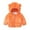 Orange, variant on Godderr Kids Winter Coats for Newborn Baby Ears Hooded Puffer Jacket for Boys Girls Infant Toddler Warm Padded Jacket Short Section Thickened Plush Jacket for 9M-5Y