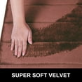 thumbnail image 4 of SAYFUT Memory Foam, Non-slip Soft Absorbent Bath Mats, Blue/ Purple/ Brown/ Grey, Medium, 24''x20'', 4 of 7