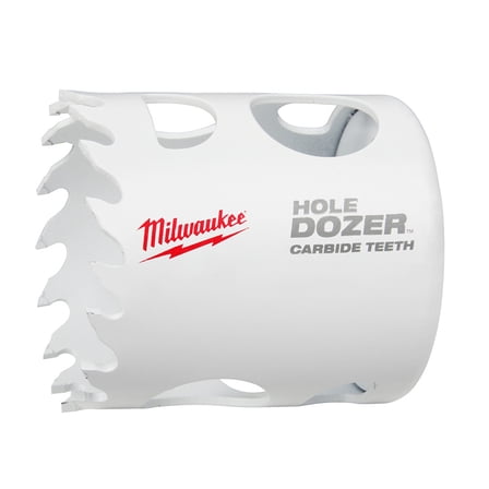 Pack of 1, Milwaukee 49-56-0711 1-5/16 In. Hole Dozer Carbide Teeth Hole Saw