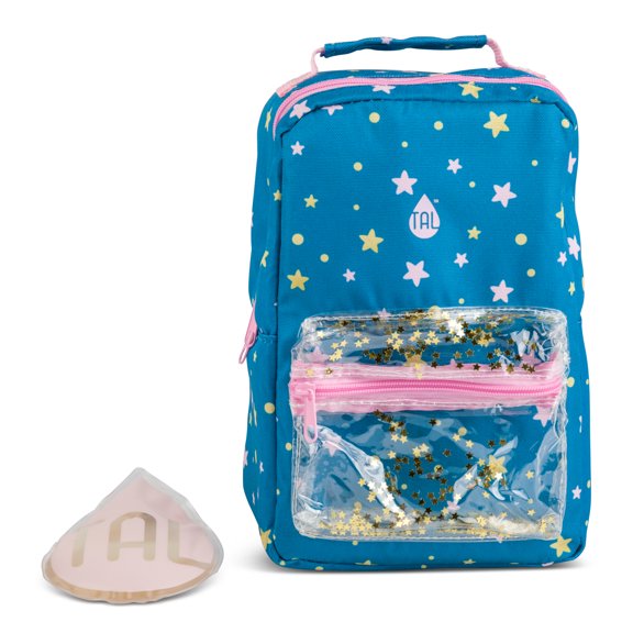 TAL Kids Insulated Lunch Bag, Teal Stars