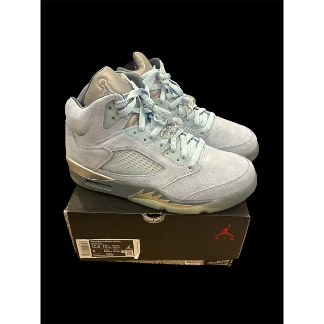 Ni - ke 6341) Ni - ke Air Jordan 5 V Retro ‘Bluebird' DD9336-400 Women’s Size 10.5/Men’s 9