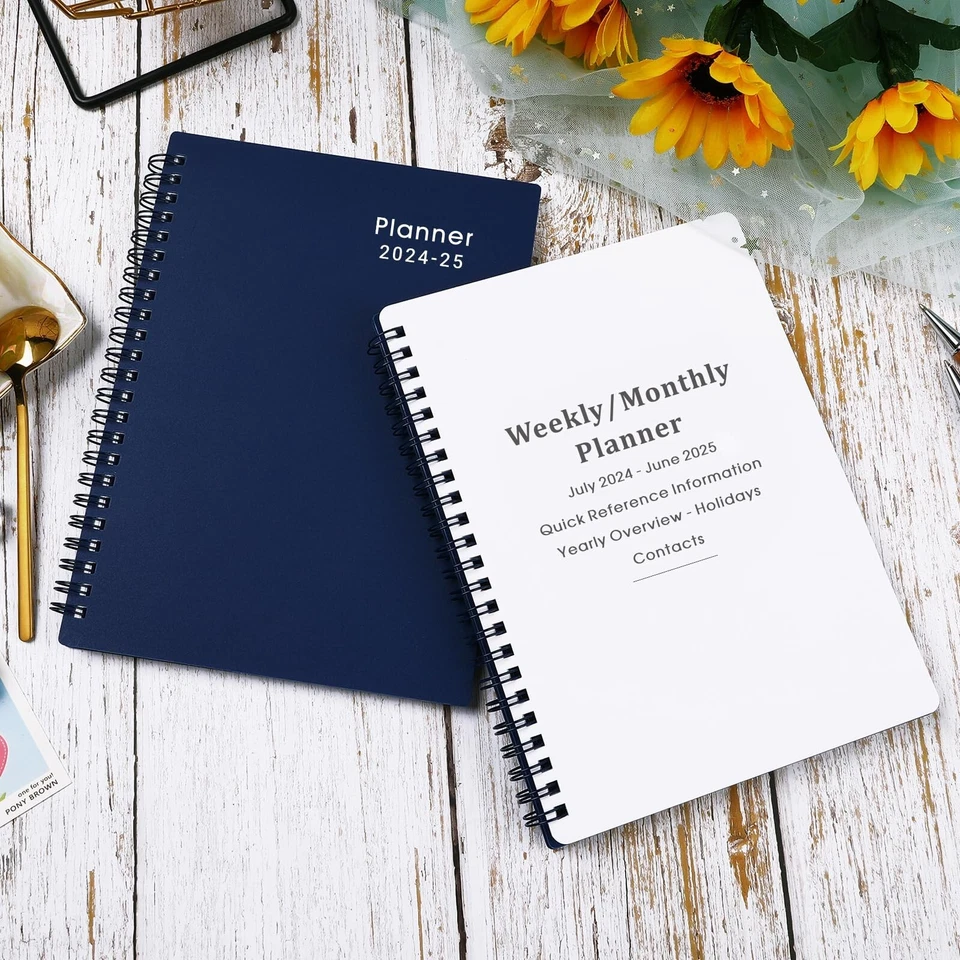 2024-2025 Planner - Planner 2024-2025 With Weekly & Monthly Spreads, Jul 2024...