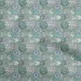 thumbnail image 1 of oneOone Georgette Viscose Grayish Blue Fabric Travel Sewing Craft Projects Fabric Prints By Yard 42 Inch Wide, 1 of 4