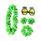 thumbnail image 2 of Conjunto de disfraz de collar hawaiano, diadema de playa ajustable para eventos y fiestas. Verde, 2 of 9