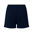 thumbnail image 5 of DHFJKG Women's Summer Linen Shorts Loose Fit Straight Leg Casual High Rise Sports Elastic Waist Shorts With Pockets Solid Color Soft Bottoms, 5 of 5