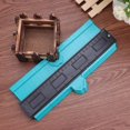 thumbnail image 1 of Peggybuy Plastic Irregular Shaper Ruler Gauge Duplicator Durable Scale Strong Toughness Wooden Portable Template Curvature Scale, 1 of 9