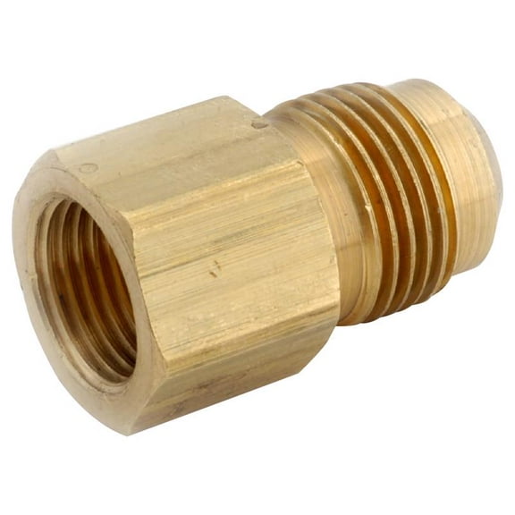 Anderson Metals 5/8 in. Female Flare in. X 1/2 in. D Male Flare Brass Reducer
