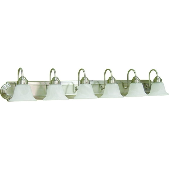 Volume Lighting Marti 6-Light Indoor Brushed Nickel Vanity