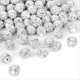 thumbnail image 1 of 150 Cuentas de Diamantes de Imitación de 10 mm para Hacer Joyas, Cuentas de Diamantes de Imitación de Arcilla Brillante para Hacer Pulseras, Collares y Aretes, 1 of 7
