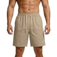 thumbnail image 6 of CIAKGIAF Men Shorts Loose Workout Athletic Shorts,with Pockets Drawstring Khaki Outdoor Shorts,Size XXXL, 6 of 8