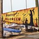 thumbnail image 5 of 98''x18 '' Feliz Halloween Decoración Garaje Cementerio Jardín Fondo Festival Decoración Colgante de pared Bandera E perfecl Cartel de halloween, 5 of 6