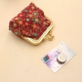 thumbnail image 3 of Exquisita hebilla floral Monedero Baratijas Bolsa Efectivo Titular de la de crédito Monedero Rojo Hugo Monedero, 3 of 9