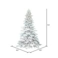 thumbnail image 4 of Vickerman 7.5' Flocked White Spruce Artificial Christmas Tree, Unlit, 4 of 6