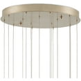 thumbnail image 3 of Silver Blue Giro Round 15-Light Multi-Drop Pendant, 3 of 5