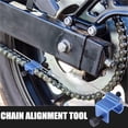 thumbnail image 4 of Motorcycle Chain Alignment Tool Aluminium Alloy Sprocket Chain Adjusting Tool  Quick Accurate Motorbike Chain Alignment Tool Repair Accessories Tool for Motorcycles ATVs, 4 of 11