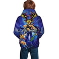 thumbnail image 2 of Boys Girls Yu-Gi-Oh Hoodie 3D Print Pullover Hooded Long Sleeve Sweatshirts Tops Blouse with Pocket X-Large, 2 of 7