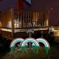 thumbnail image 3 of 3pcs Outdoor Solar Power Garden Stake Lights Led Rainbow Pathway Light Lamp Bd xi, 3 of 5
