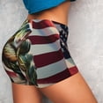 thumbnail image 4 of Goofa giant bass with big muscles Printed Workout Shorts Women Seamless Scrunch Butt Lifting High Waisted Gym Booty Shorts Elastic Workout Shorts-Medium, 4 of 8