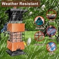 thumbnail image 3 of Squirrel Proof Bird Feeder, Metal Bird Feeders for Outdoors Hanging, 3.5lb Gravity Protection Squirrel Proof Wild Birds Seed Feeders for Finch Cardinal Blue Jay Outside, 3 of 16